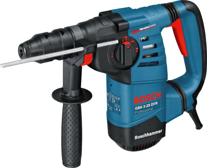 Bosch Professional Bohrhammer GBH 3-28 DFR (inkl. Maschinentuch, Schnellwechselbohrfutter 13mm, Wech