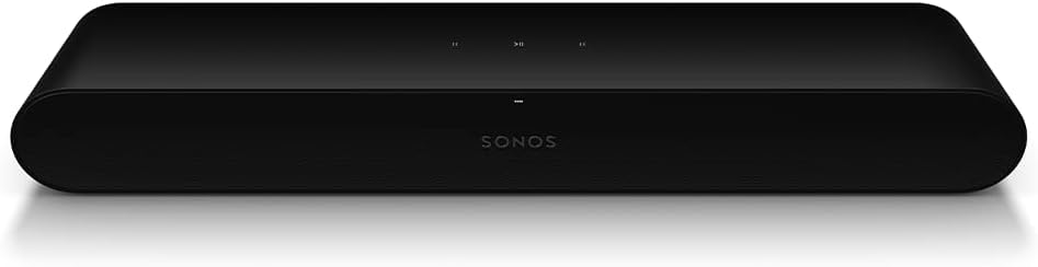 Sonos Ray, Soundbar, 4 digitale Class-D-Verstärker, Trueplay, Night Sound, Dolby Digital, Touch-Steu
