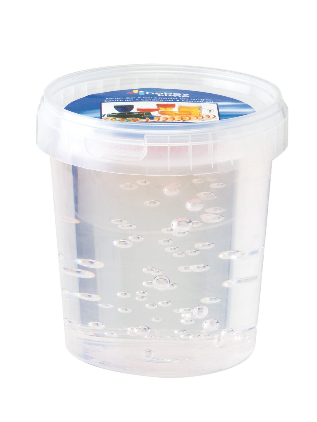 Glorex 6 8604 301 - Kerzengel farblos im wiederverschliessbaren 700 g Gefäss, inklusive Docht, kann