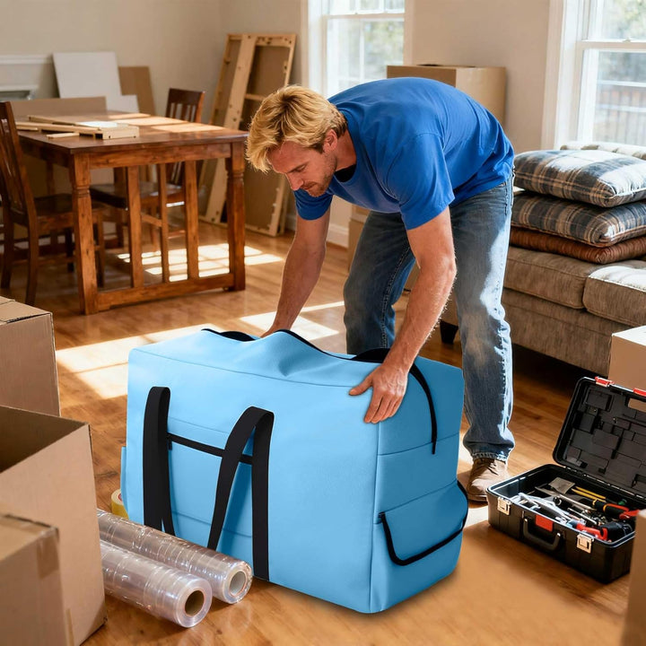 Extra Grosse Reisetasche, Wasserdicht Transporttasche, Heavy Duty Tragetasche mit verstärkten Griffe