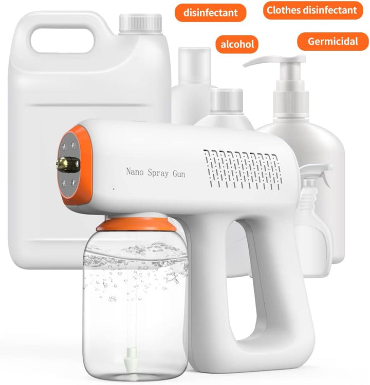 OBEST Elektrische Sprühflasche, 300 ML Tragbarer Dampf Blaulichtvernebler, Geräuscharm und Langlebig