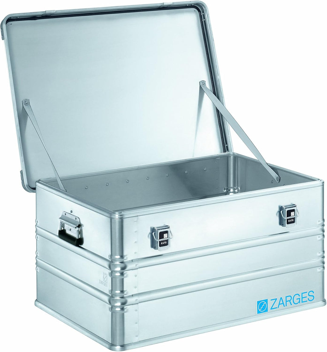 Zarges K470; 157l, IM: 750x550x380mm, silber, 750x550x380mm (Internal), 750x550x380mm (Internal)