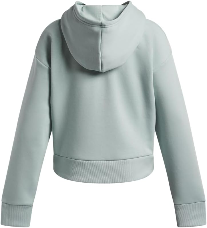 Under Armour Mädchen Rival Fleece Crop Hoodie Kapuzenpullover 68 Emaille Blau / Weiss, 68 Emaille Bl