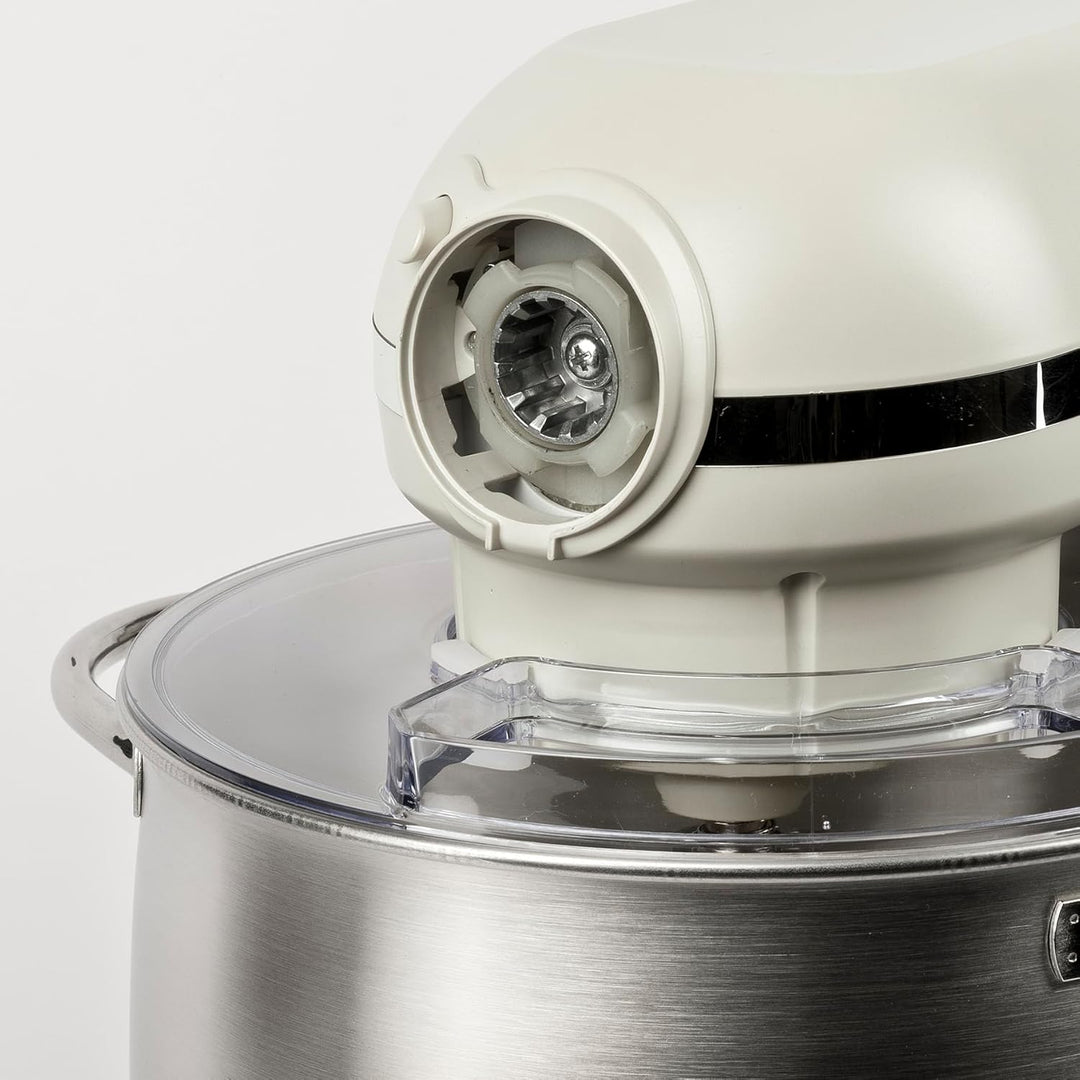 Girmi IM50 Knetmaschine, 1900 W (max. 2200 W), 8 Liter, 6 Geschwindigkeitsstufen, Weiss