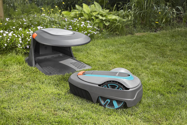 Gardena Garage für Mähroboter: Unterstellmöglichkeit für Rasenroboter, Schutz vor Sonneneinstrahlung