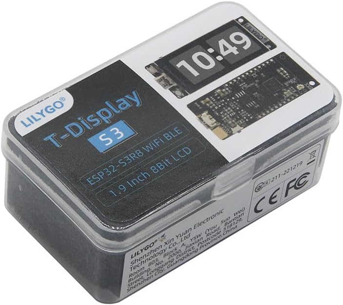 LILYGO T-Display-S3 ESP32-S3 ST7789 LCD-Display TTGO Entwicklungsplatine ESP32-S3 Nicht lötbare Stif