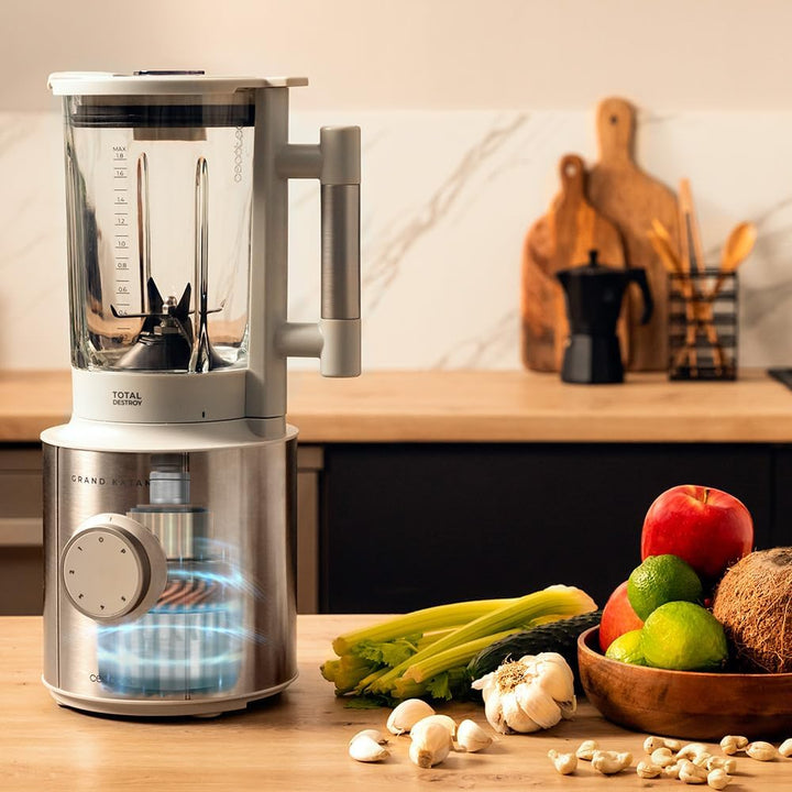 Cecotec Standmixer Grand Katana 2700MAX Total Destroy W. Maximalleistung 2700W, Gegenläufige Technol