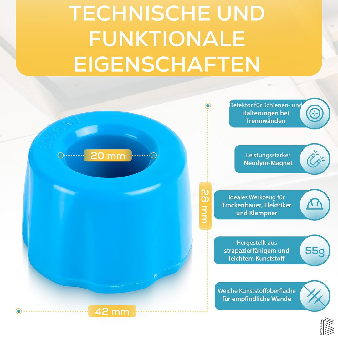 MAGNETIC TARGET PRO Schienendetektor für Placo - Präzisionsmagnet für den Trockenbau, unverzichtbare