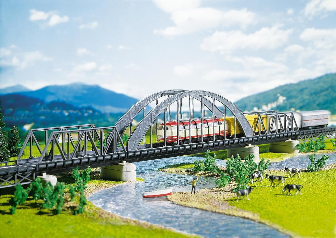 FALLER 222583 - Bogenbrücke mit 2 Vorflutbrücken