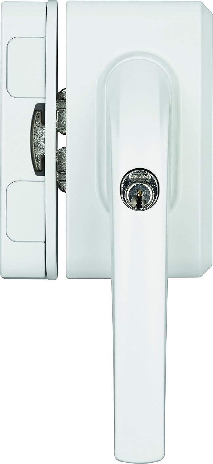 ABUS Fenster-Zusatzsicherung FO500N AL0145 - Fensterschloss mit Druckzylinder, gleichschliessend - A