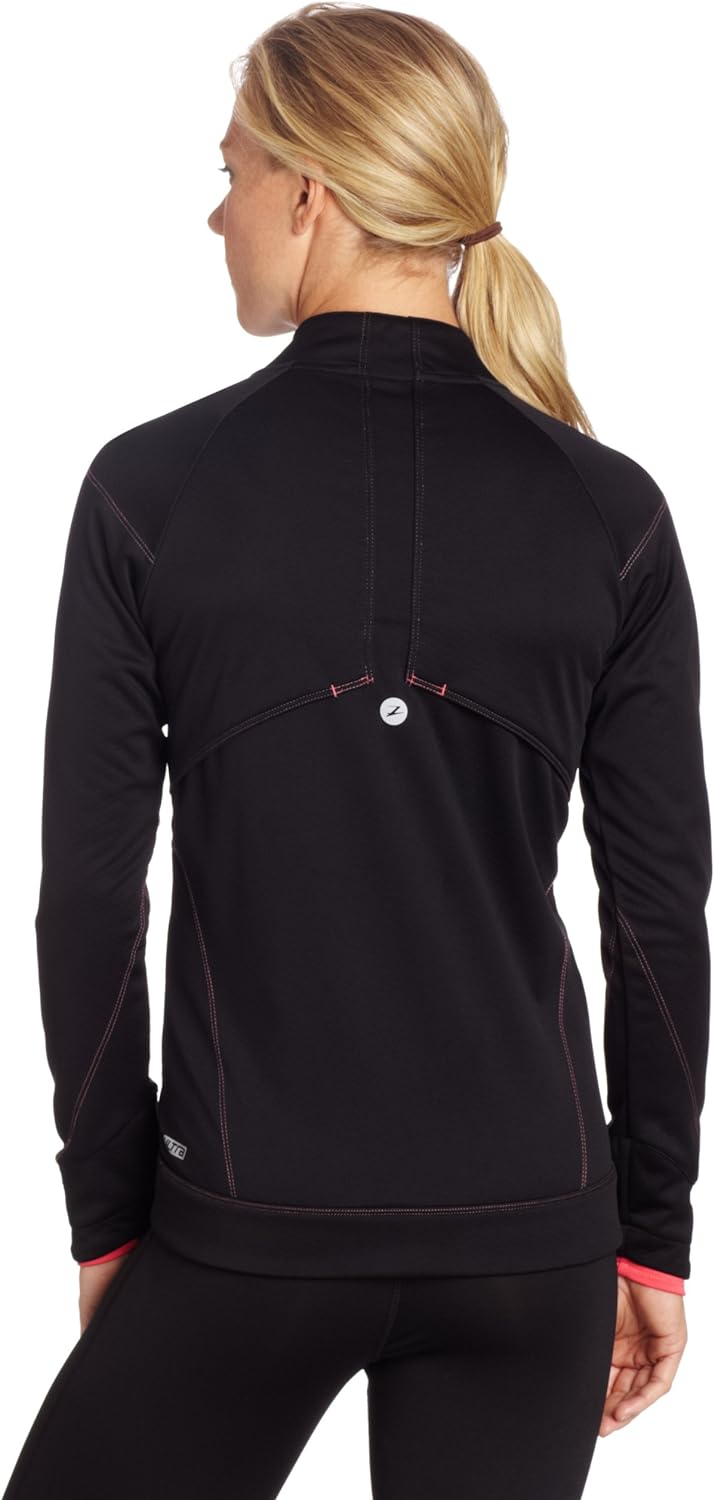 Zoot Sports Damen Ultra WRKS Thermo Softshell Jacke M Schwarz/Flamingo, M Schwarz/Flamingo