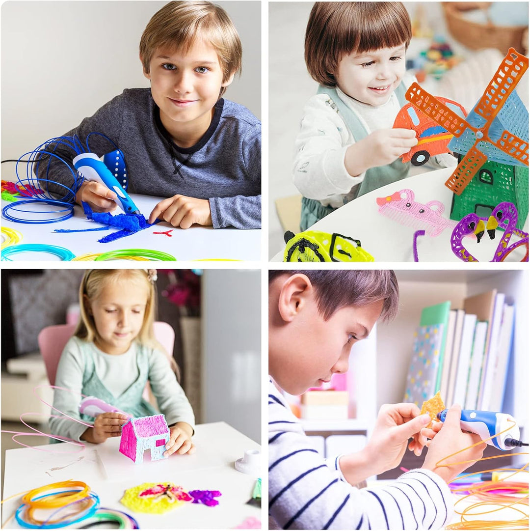 3D Stift Filament PCL, 20 Farben, je 10M – 3D Pen PCL Filament 1,75mm, 3D Stift Farben Set für Niedr