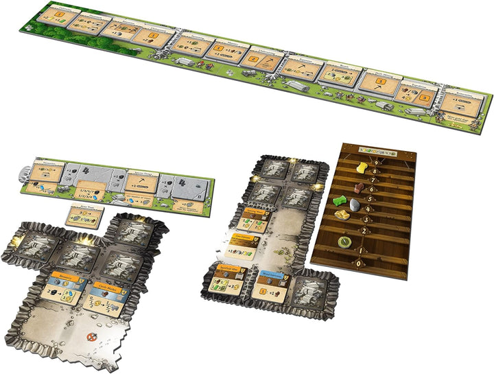Lookout | Caverna – Höhle gegen Höhle Big Box | Grundspiel + Erweiterung | Expertenspiel | Brettspie