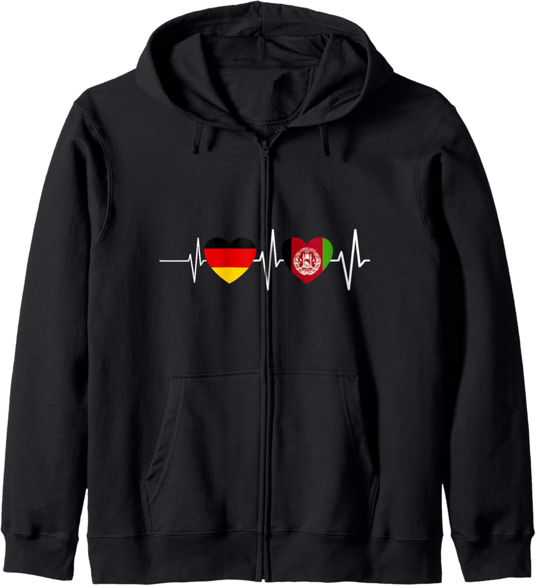 Afghane Deutscher Afghanistan Deutschland Kapuzenjacke