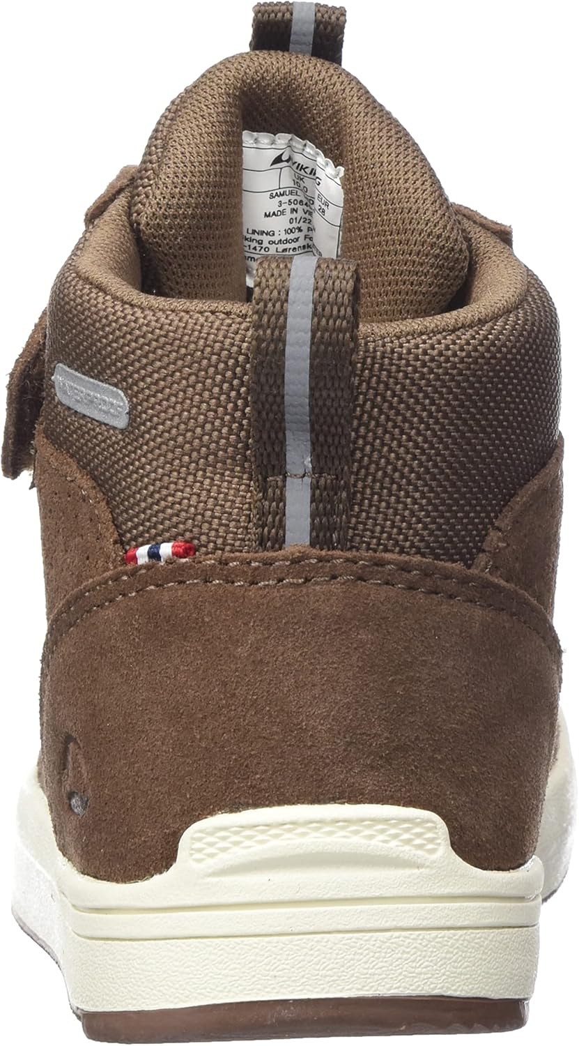Viking Jungen Samuel Mid Wp Sneaker 27 EU Braun, 27 EU Braun
