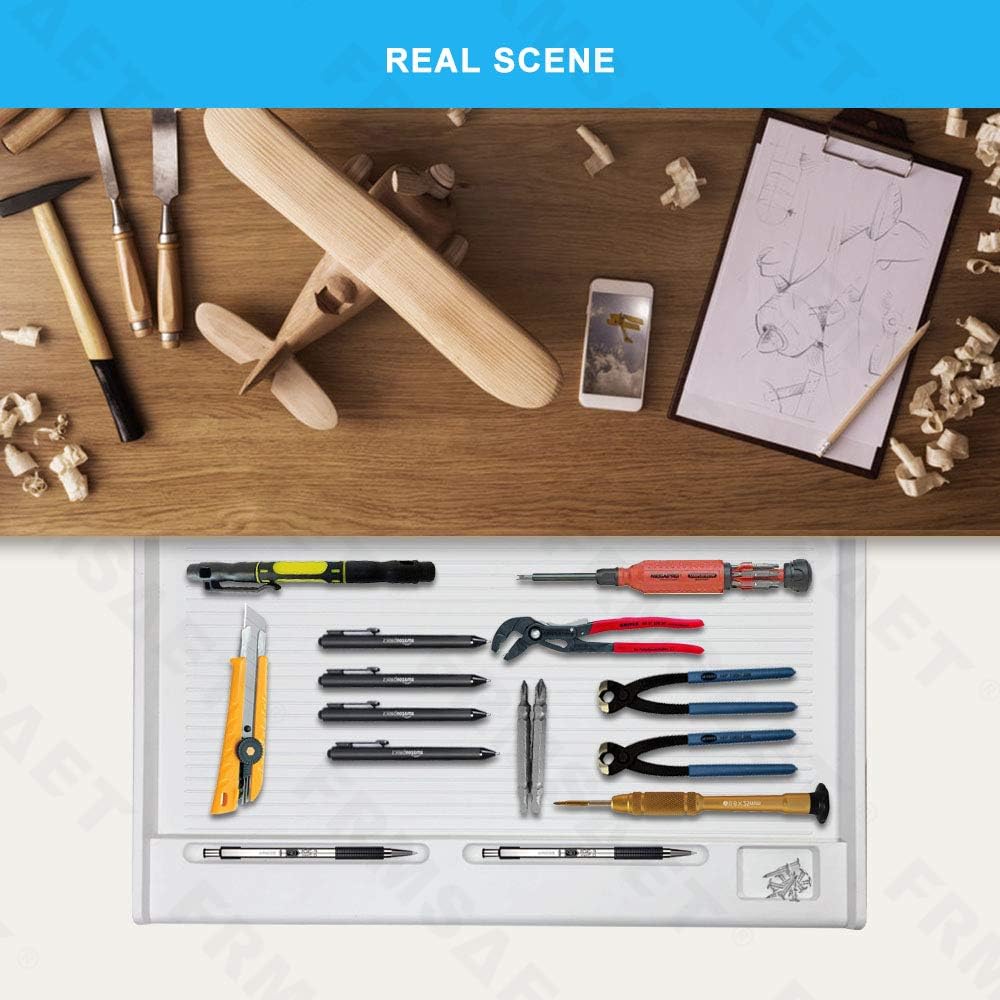 FRMSAET Büromöbelzubehör Tastaturschublade unter dem Schreibtisch Mehrzweckfach mit Einstellbarer Hö