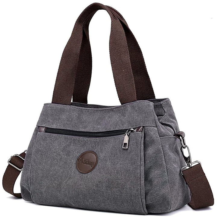 DORRISO Mode Umhängetasche Damen Canvas Handtasche Reise Schultertasche Casual Multifunktionale Umhä