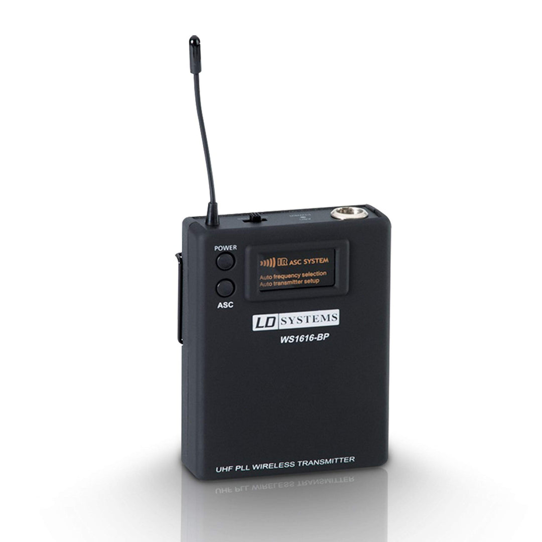 LD Systems Sweet Sixteen Beltpack Transmitter, Schwarz
