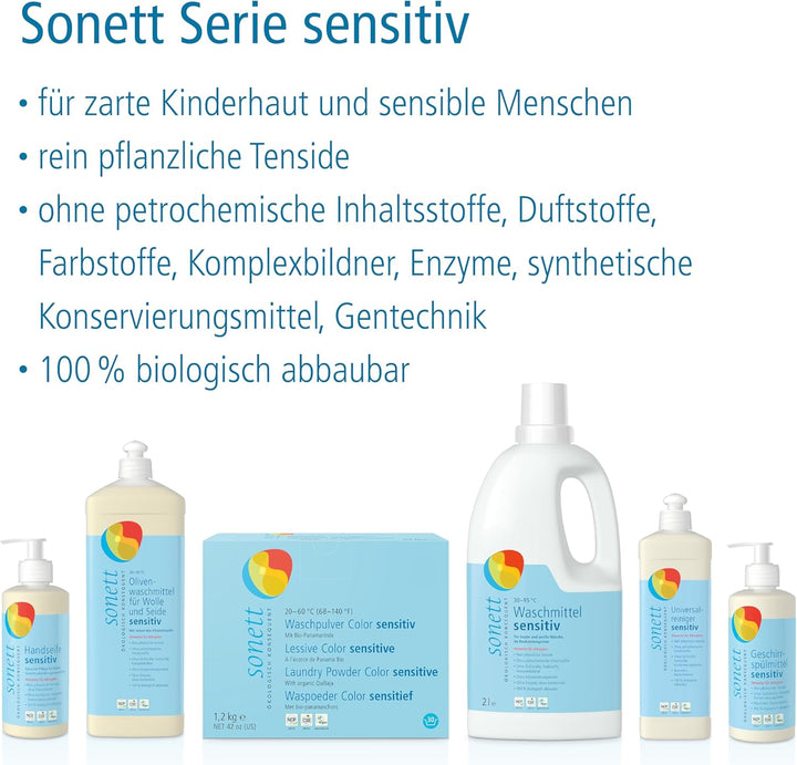 Sonett Handseife sensitiv, 10 Liter 10 l (1er Pack), 10 l (1er Pack)