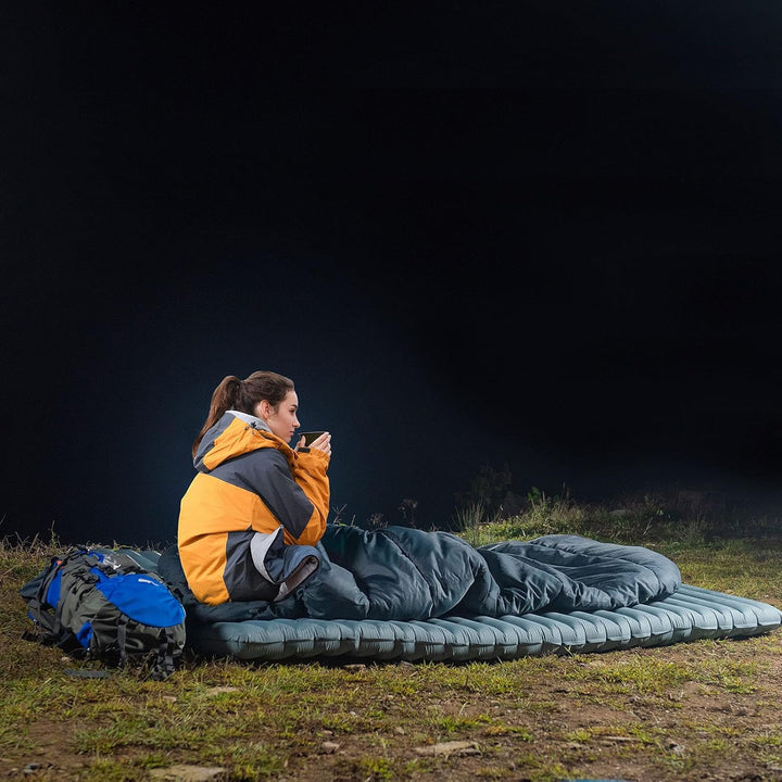 BISINNA XXL Schlafsack Für Grosse Erwachsene, 3-4 Jahreszeiten Winter Outdoor Warmer Deckenschlafsac
