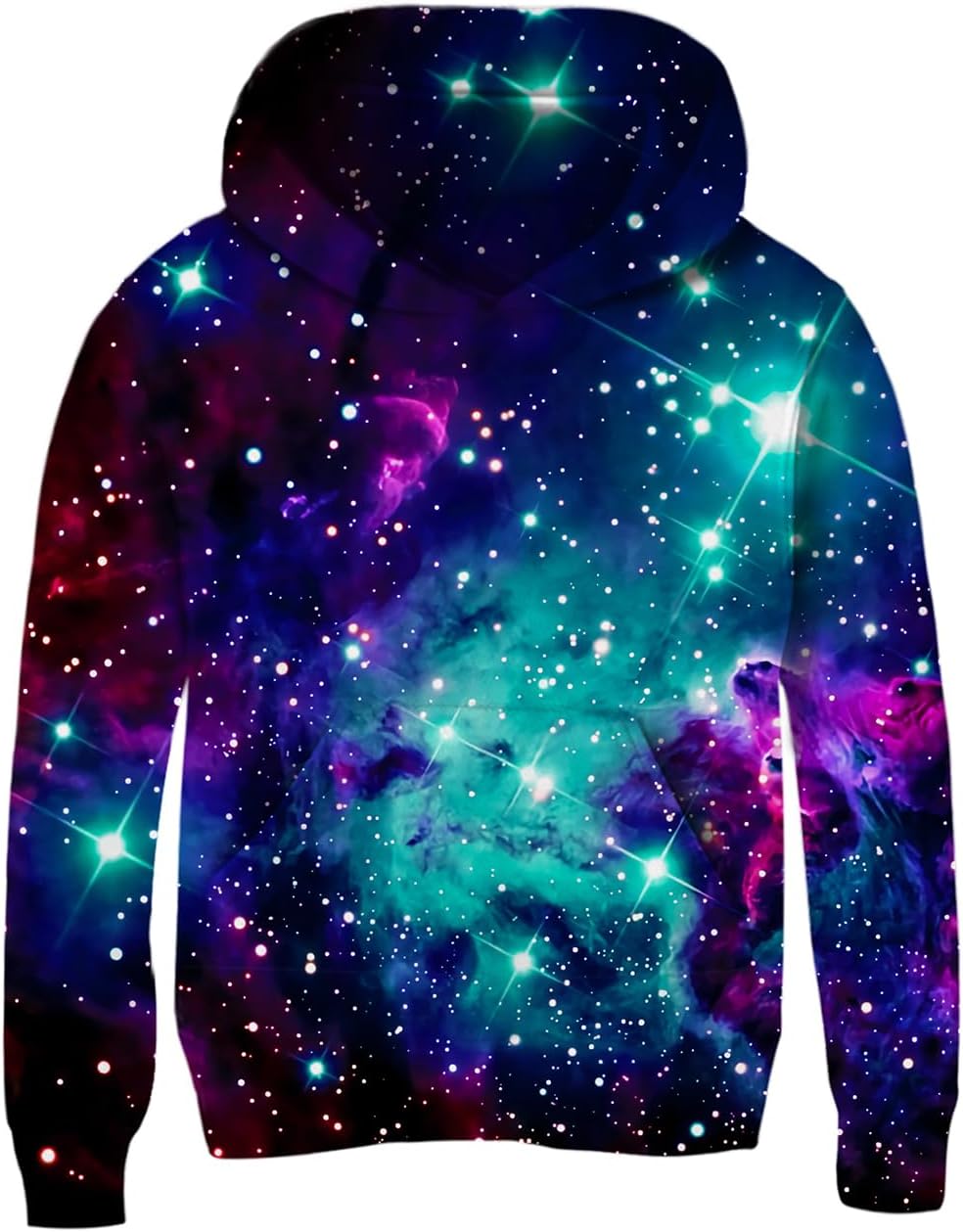 Fanient Pullover Jungen Mädchen 3D Print Fleece Hoodie Kinder Hooded Sweatshirt with Kangaroo Pocket