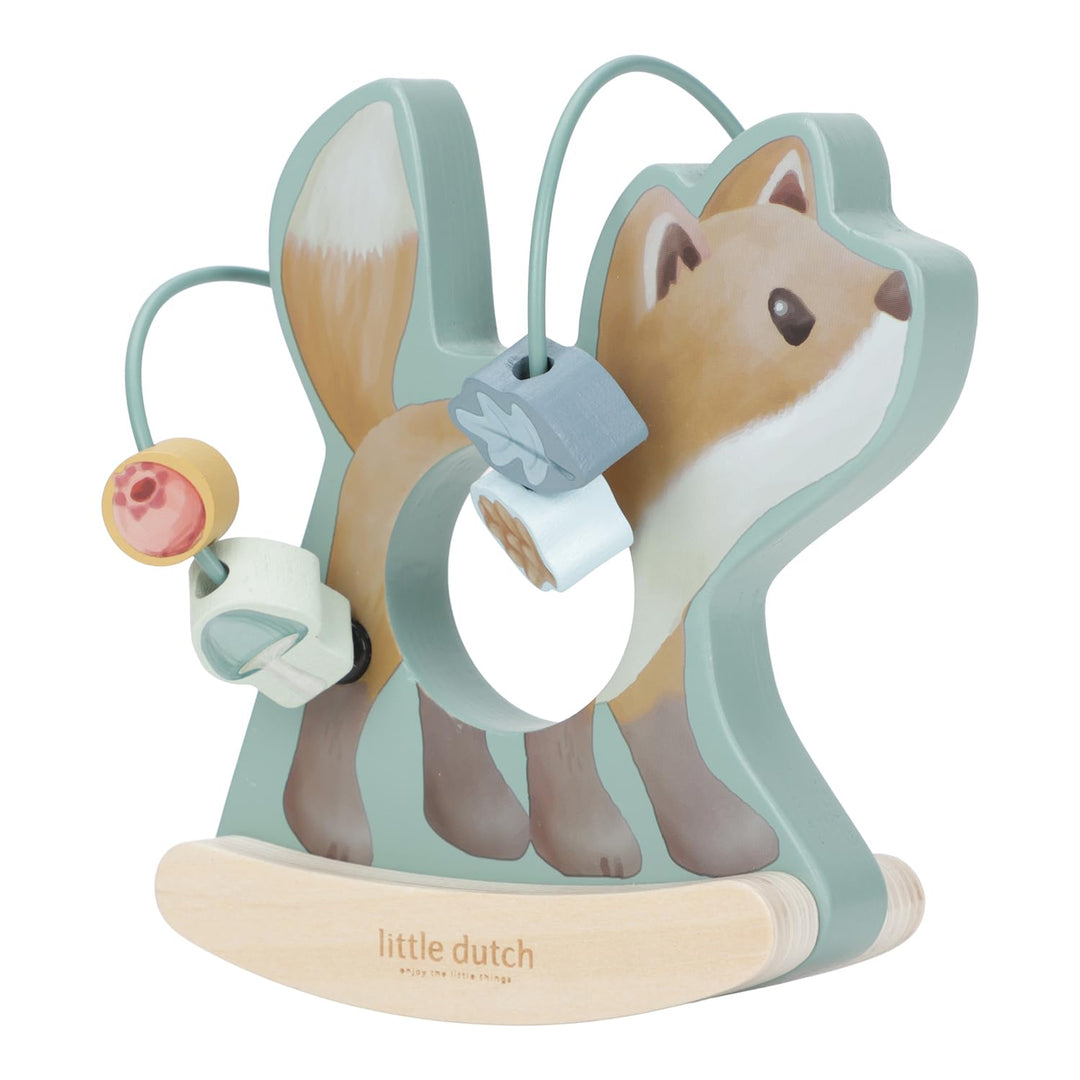 Little Dutch 7234 FSC Holz Motorikschleife Schaukeltier Fuchs - Forest Friends