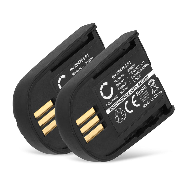 CELLONIC, Akku für Headset kompatibel mit Plantronics Savi W740, Savi 440, Savi 740 (140mAh, 3.7V) 2