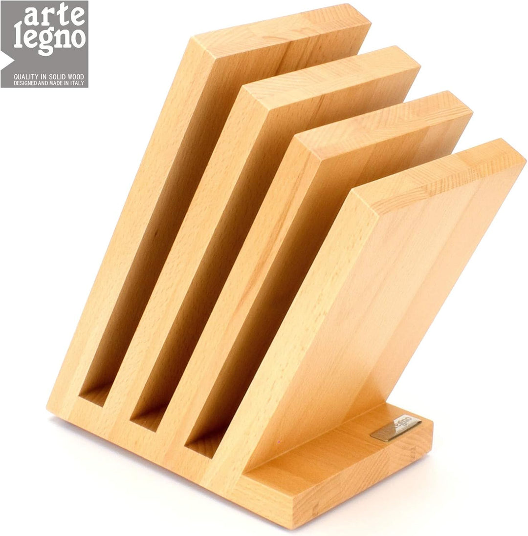 arte legno venezia 42 - Messerblock Messerhalter - bis 9 Kochmesser - Klinge max. 28 cm - magnetisch
