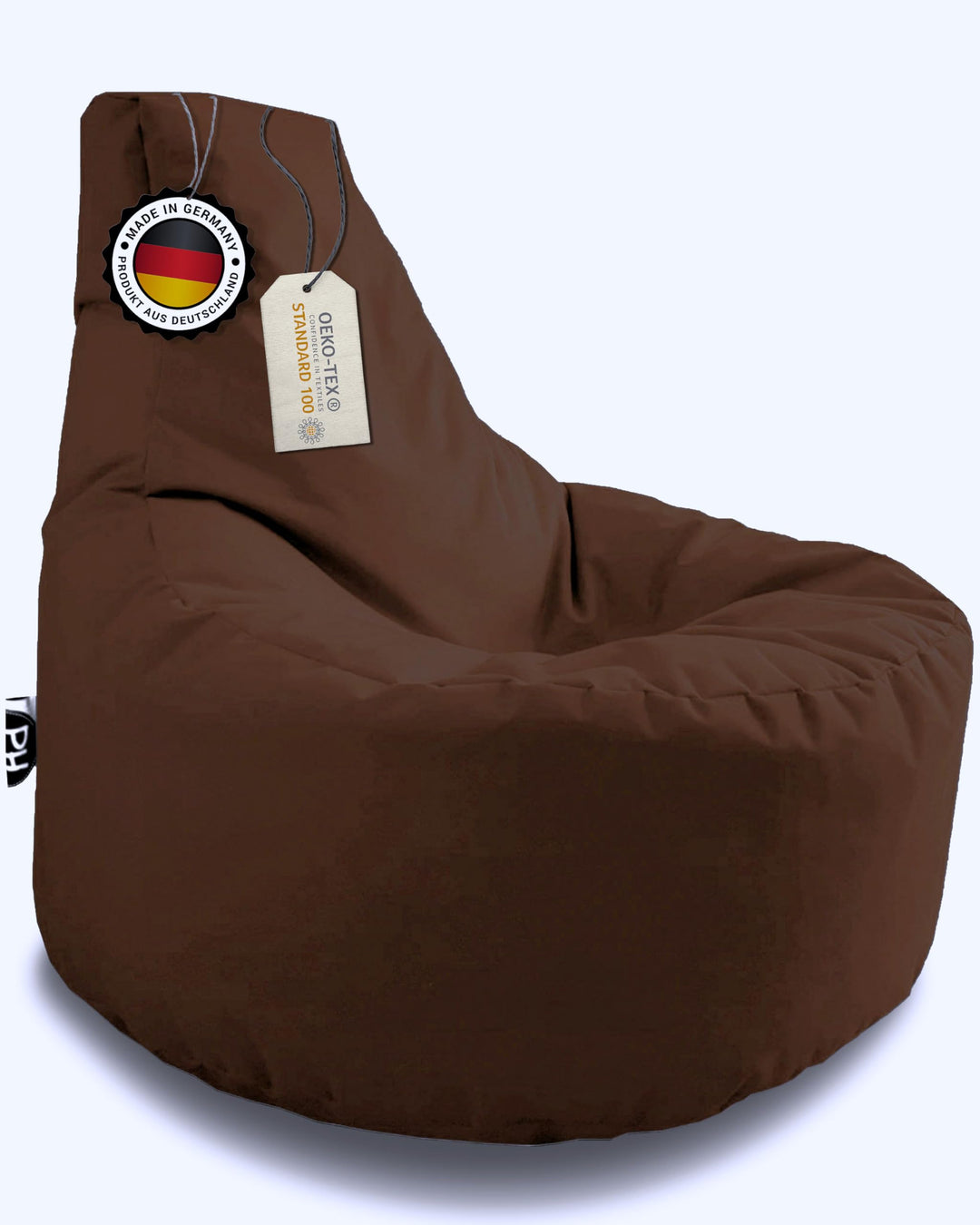 PATCH HOME Gamer Sessel mit Reissverschluss Lounge Kissen Sitzsack Sitzkissen Bean Bag In & Outdoor