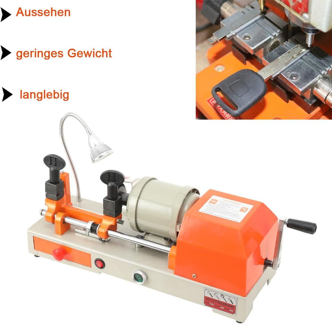 L-home 220V 120W Horizontale Schlüsselmaschine mit LED-Licht Elektrischer Schlüsselkopierer Schlüsse