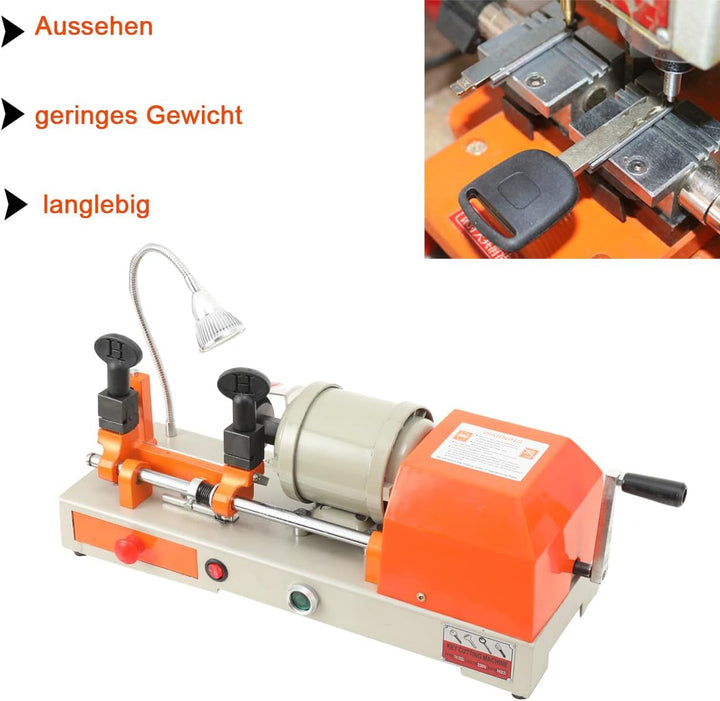 L-home 220V 120W Horizontale Schlüsselmaschine mit LED-Licht Elektrischer Schlüsselkopierer Schlüsse
