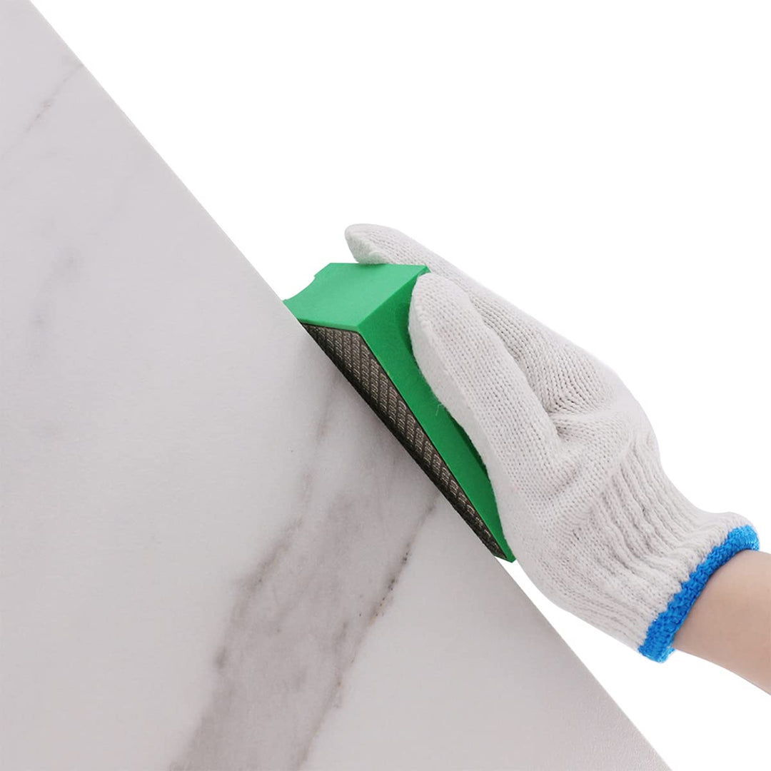 HOMESOM Galvanisierte Diamant-Handpolierpads Körnung Glas Schleifpad Stein Marmor Keramik Hand DIY W