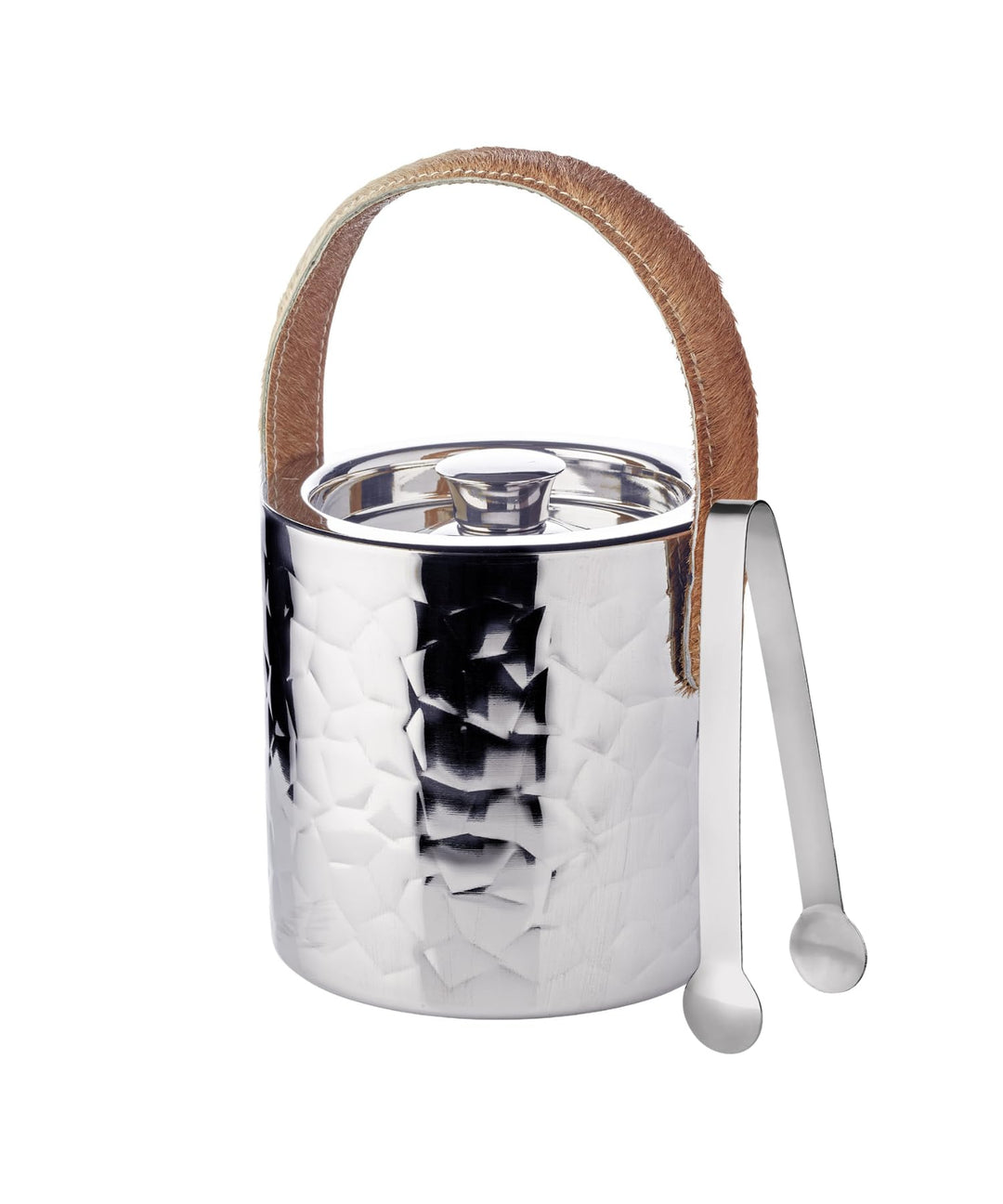 EDZARD Eiseimer Capri (H 17 cm, Ø 15 cm), hochglanzpoliert, gehämmert