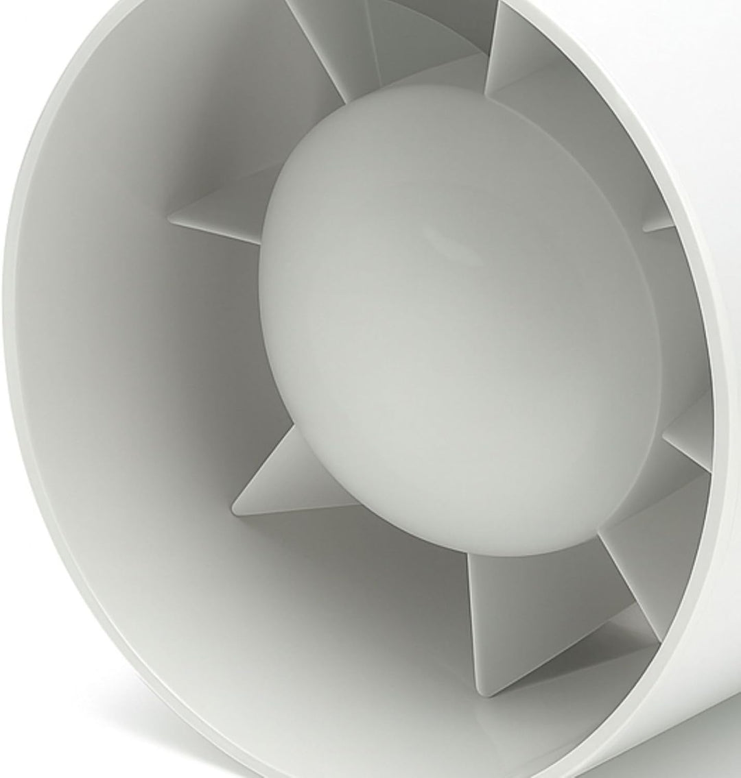 Weedness Grow Lüfter 107 m³/h 100 mm Anschluss - Anbau Indoor Abluft Rohrlüfter Abluftventilator Roh