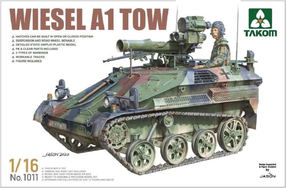 TAKOM - Wiesel A1 Tow aus Kunststoff, Massstab 1:16 TKO1011
