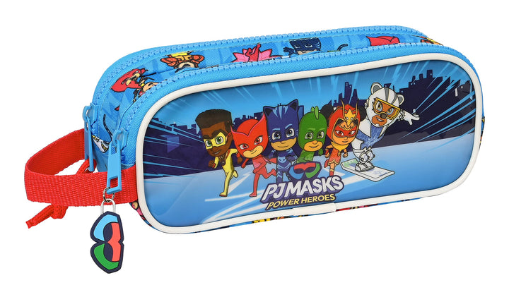 Safta PJMASKS Doppeltasche, blau, Estándar, Lässig