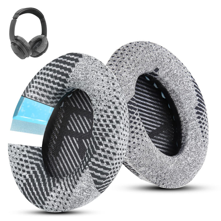 Cooling-Gel QuietComfort 35 / QC 35ii Ersatz-Ohrpolster für Bose Kopfhörer, Kompatibel mit Bose QC45