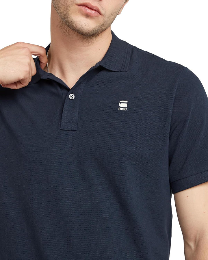 G-STAR Herren Dunda Slim Polo Ss Polos, Blau (Sartho Blue D11595-5864-6067)