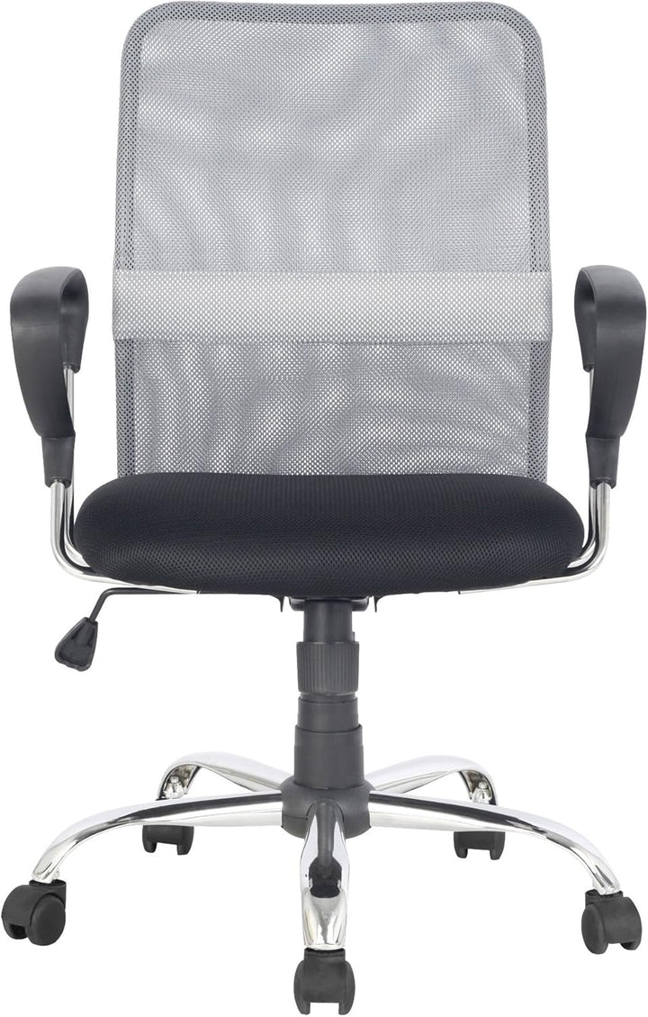 SixBros. Bürostuhl Grau/Schwarz - H-8078F-2/2060, Grau/Schwarz