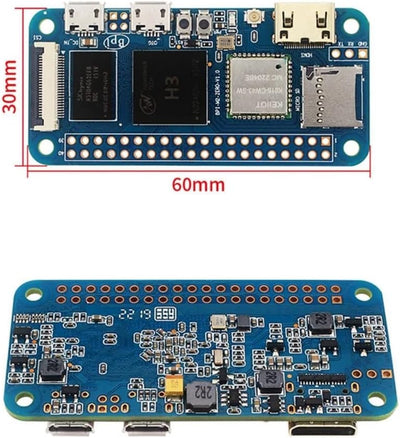 GeeekPi Banana Pi BPI M2 Zero Starter Kit,BPI-M2-ZERO Quad-Core Single Board Computer with 512M RAM