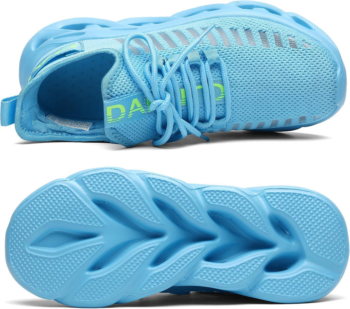 DANNTO Laufschuhe Herren Turnschuhe Damen Sneaker Leichte Atmungsaktiv rutschfeste Sportschuhe Gym F