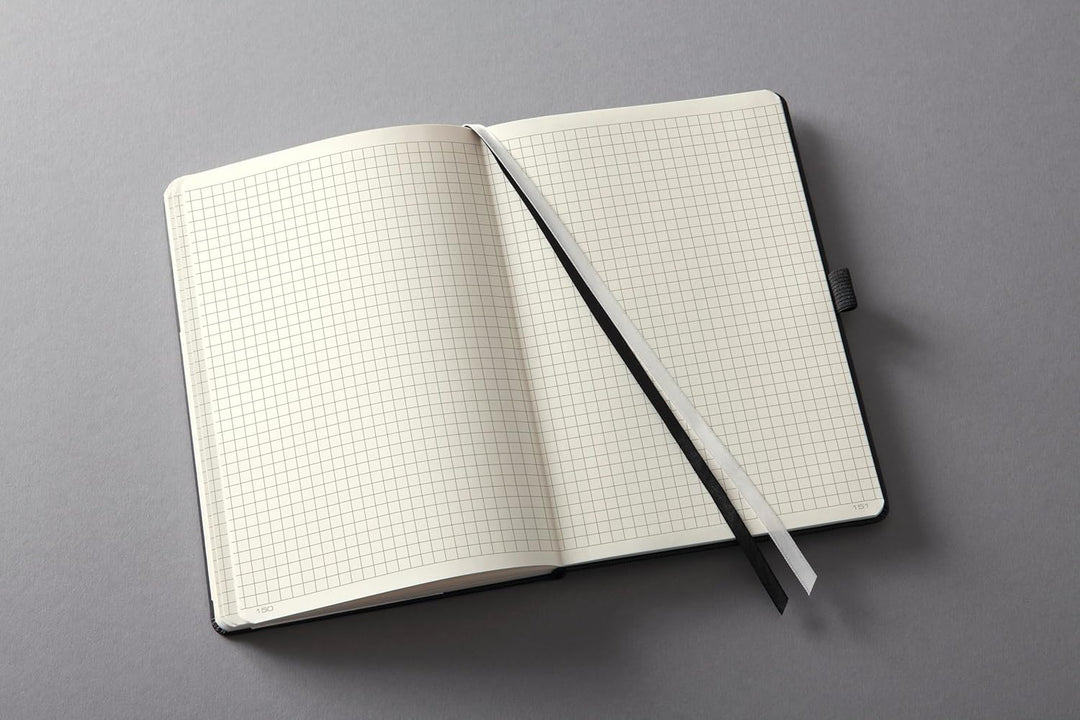SIGEL CO115 Premium Notizbuch kariert, A4+, Hardcover, schwarz - Conceptum A4+ kariert schwarz, A4+