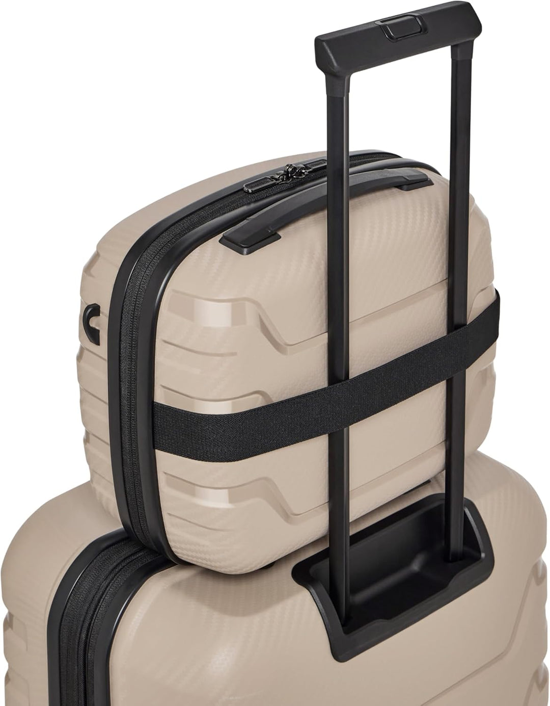 SMARTBOX Hartschalen Handgepäck Kosmetik-Koffer | Stabiles Beauty-Case mit Aufsteckfunktion | 34 x 1
