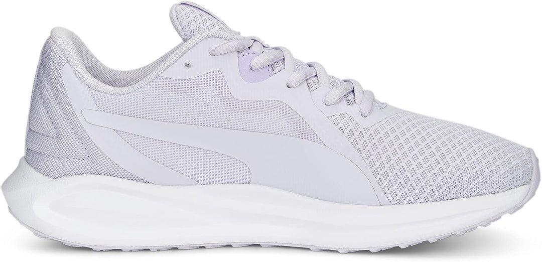 PUMA Jungen Twitch Runner Fresh Strassen-Laufschuh, Spring Lavender Vivid Violet Puma White