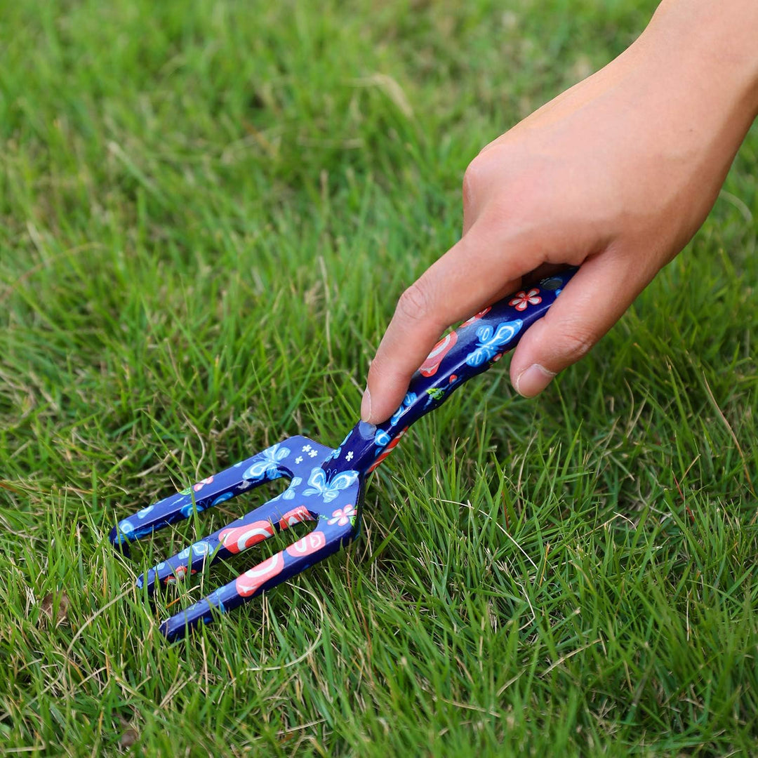 DEWINNER Gartenwerkzeug-Set, 3-teilig, Lady Hand Pflanzen Gartenarbeit Geschenk, Ergonomischer Griff
