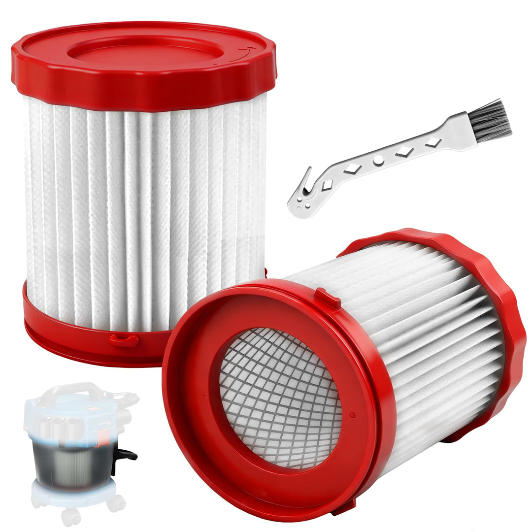 2 Stück HEPA-Filter für Bosch Gas 18 V, GAS18V-3/GAS18V-10L Ersatzfilter, VF320H filter für Bosch, m