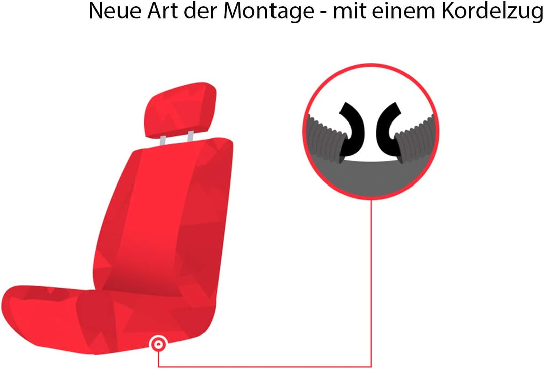 Sitzbezüge Universal Schonbezüge Premium kompatibel mit Ford TOURNEO Connect II