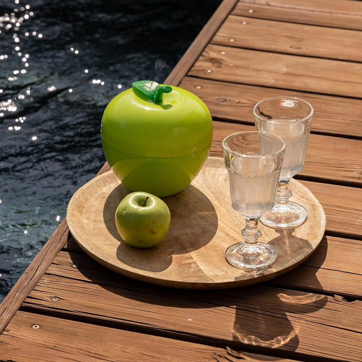 Eisbehälter – Eimer für Eiswürfel – Motiv Apfel