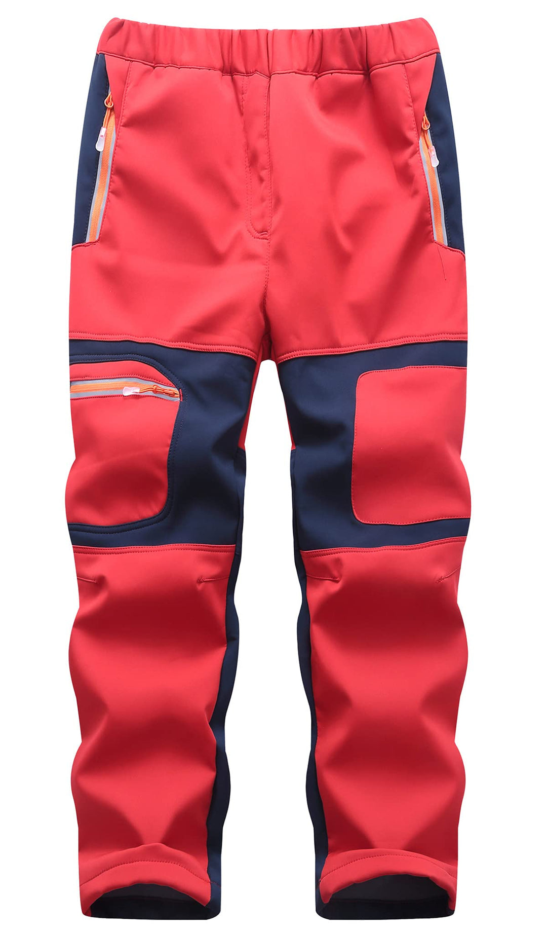 Kinder Jungen Mädchen Softshellhose Outdoorhose mit Fleecefütterung Sporthose Atmungsaktiv Warm Funk