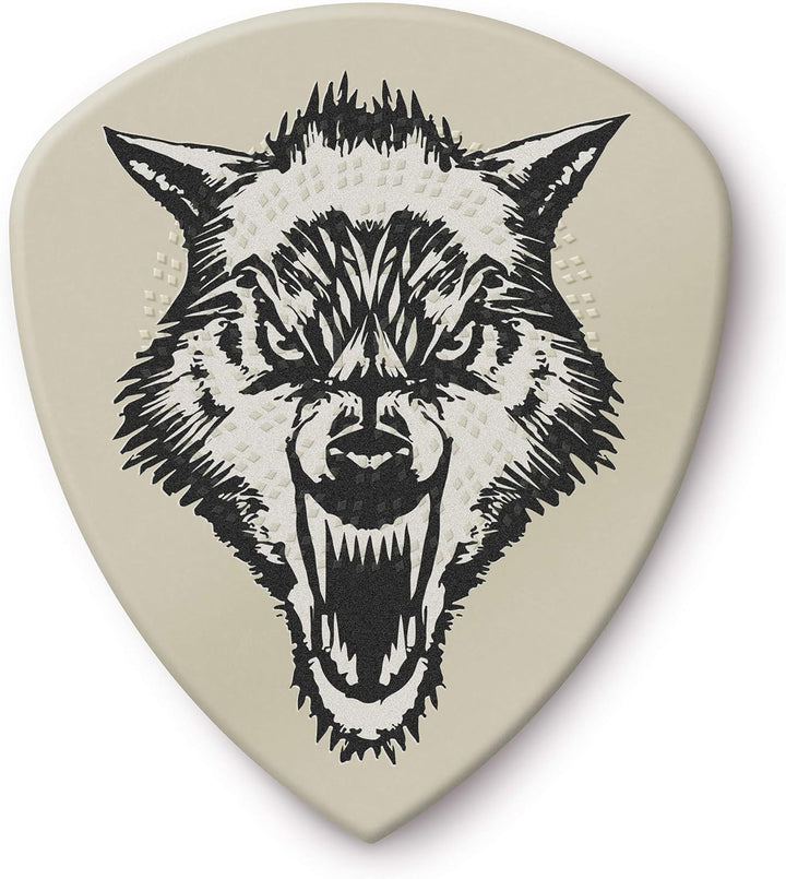 Médiators Jim Dunlop 1,00mm ADU PH122R100 Sachet de 24 White Fang Sachet de 24 1,00mm Gitarrenplektr